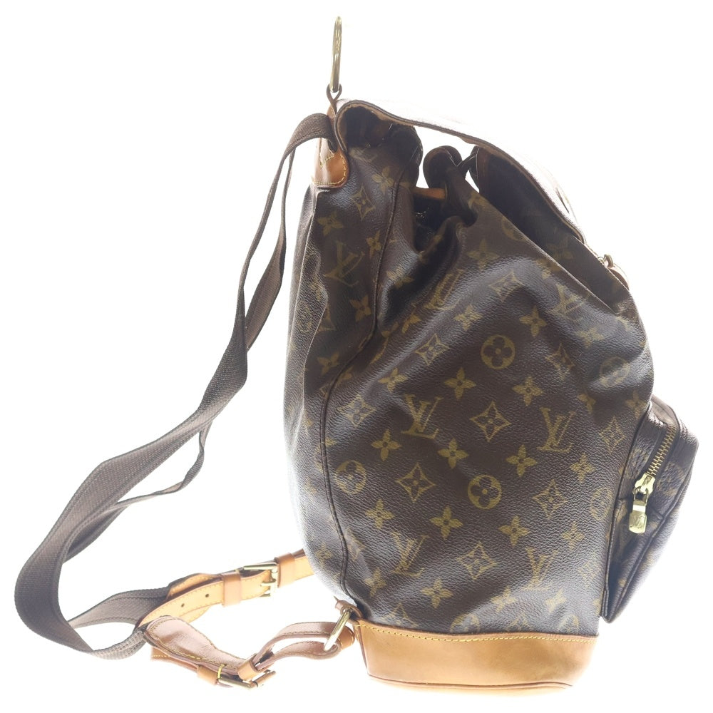 LOUIS VUITTON(ルイヴィトン) モノグラム モンスリGM M51135 ブラウン PVC リュックサック レディース