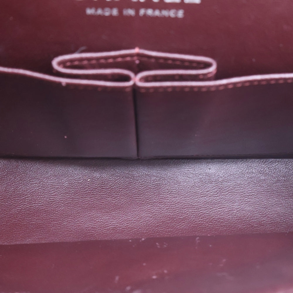 CHANEL(シャネル) マトラッセ23 ダブルフラップ ダブルチェーン ショルダーバッグ ブラック ラムスキン シルバー金具 レディース