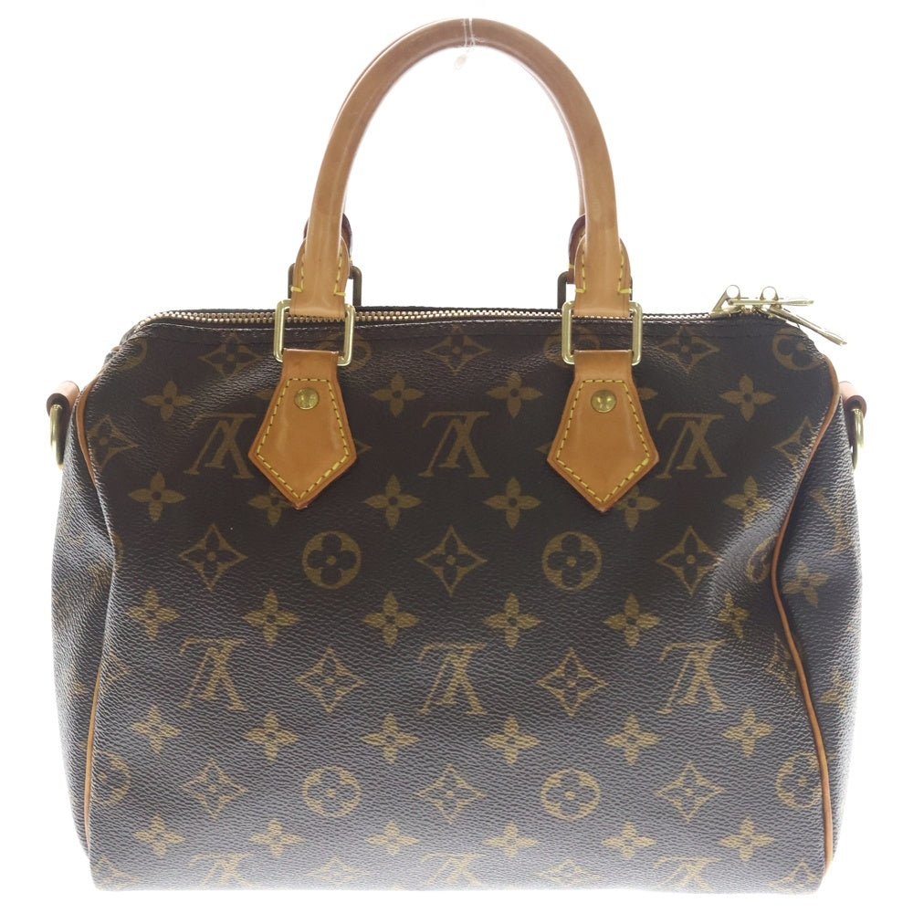 LOUIS VUITTON(ルイヴィトン) モノグラム スピーディバンドリエール25 2WAYバッグ ハンドバッグ ボストンバッグ ショルダーバッグ ブラウン レザー×PVC M41113 ゴールド金具 レディース