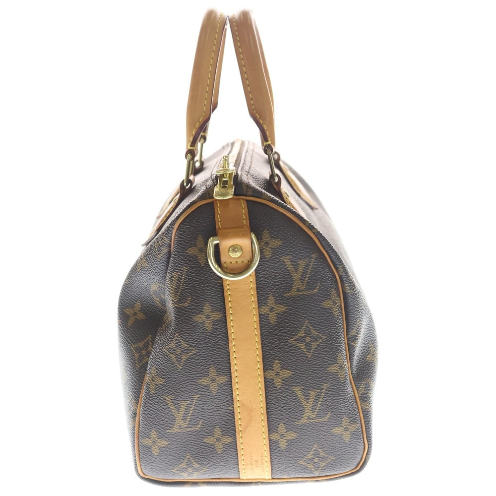 LOUIS VUITTON(ルイヴィトン) モノグラム スピーディバンドリエール25 2WAYバッグ ハンドバッグ ボストンバッグ ショルダーバッグ ブラウン レザー×PVC M41113 ゴールド金具 レディース