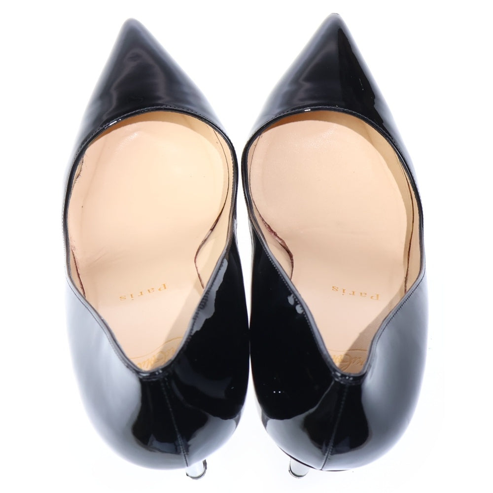 CHRISTIAN LOUBOUTIN(クリスチャンルブタン) パテントレザー ヒール パンプス シューズ ブラック レディース