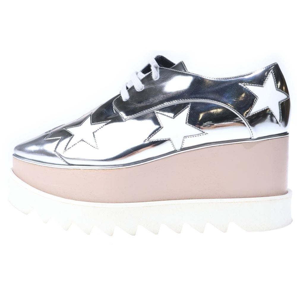 STELLA McCARTNEY(ステラマッカートニー) エリス プラットフォーム スニーカー シルバー 38 レディース