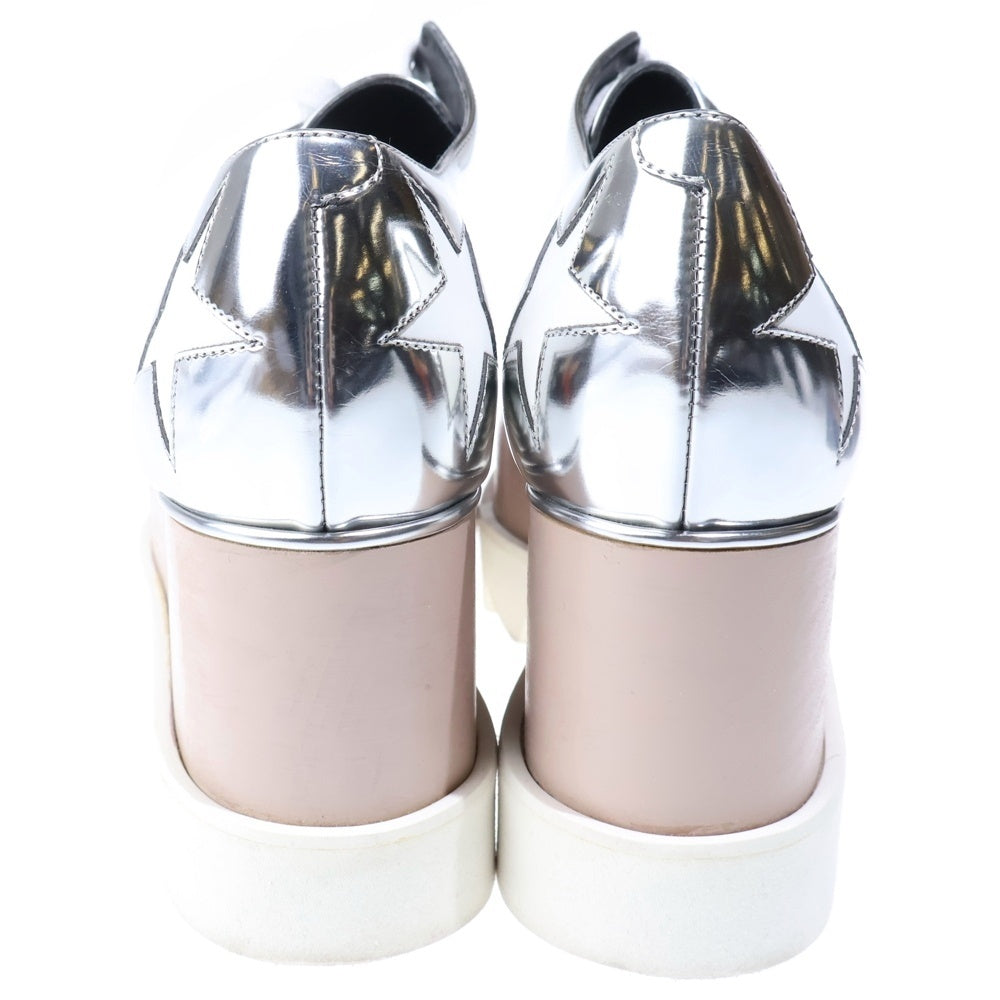 STELLA McCARTNEY(ステラマッカートニー) エリス プラットフォーム スニーカー シルバー 38 レディース