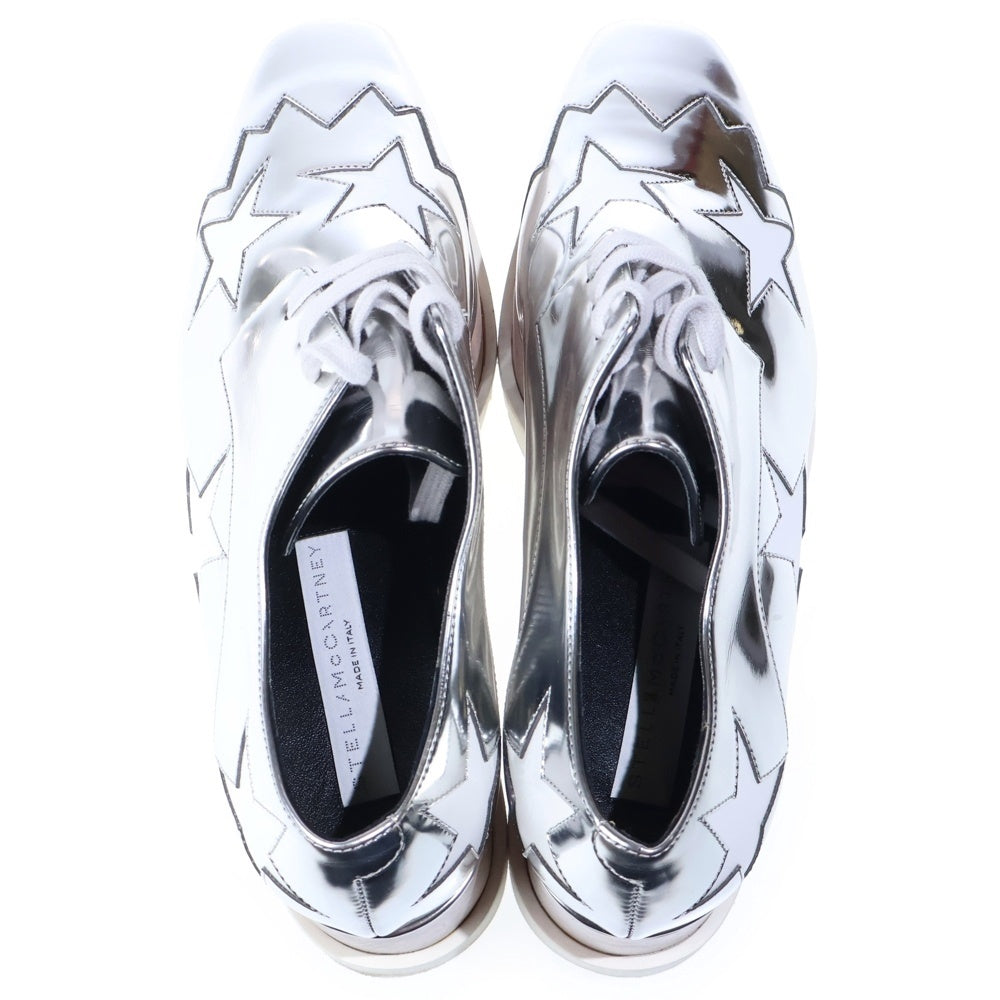 STELLA McCARTNEY(ステラマッカートニー) エリス プラットフォーム スニーカー シルバー 38 レディース