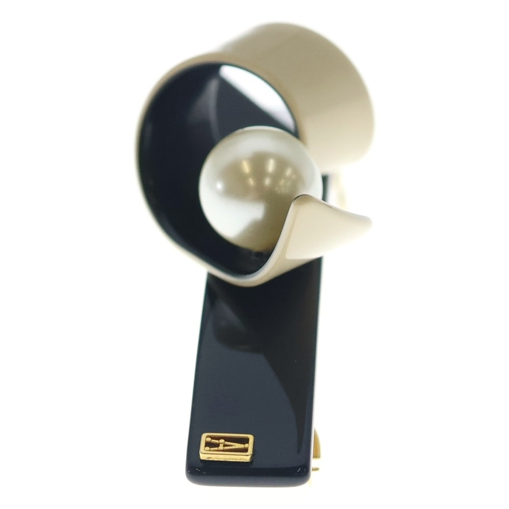 ALEXANDRE DE PARIS() パール バレッタ ベージュ ヘアアクセサリー レディース