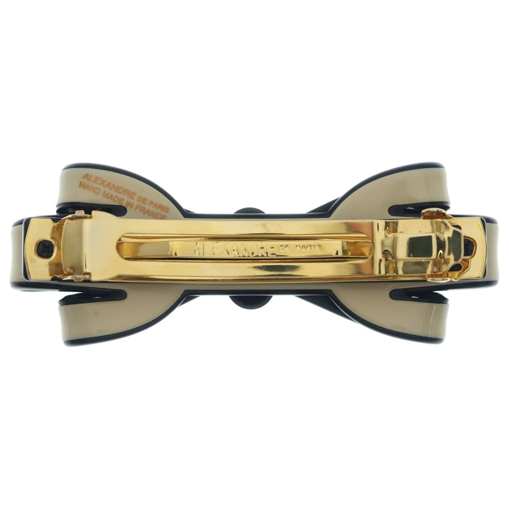 ALEXANDRE DE PARIS() リボンモチーフ バレッタ ベージュ ヘアアクセサリー レディース