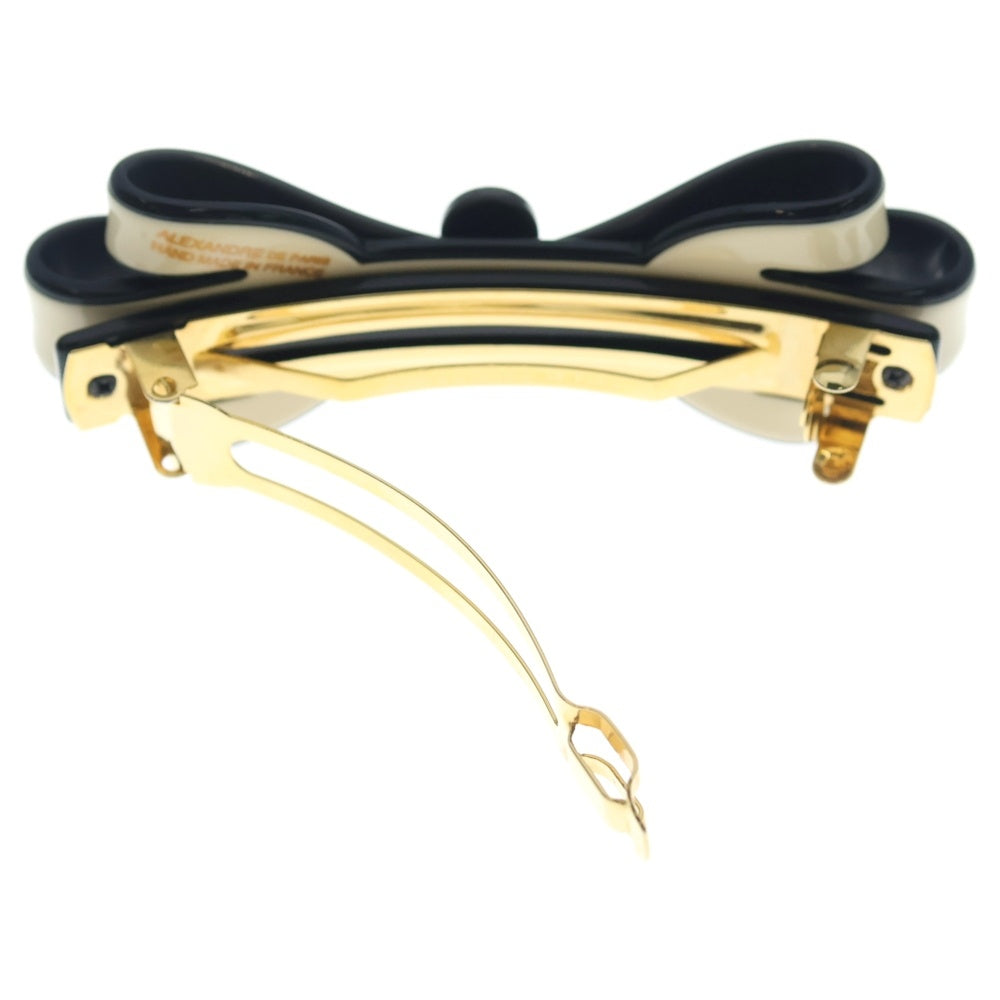 ALEXANDRE DE PARIS() リボンモチーフ バレッタ ベージュ ヘアアクセサリー レディース