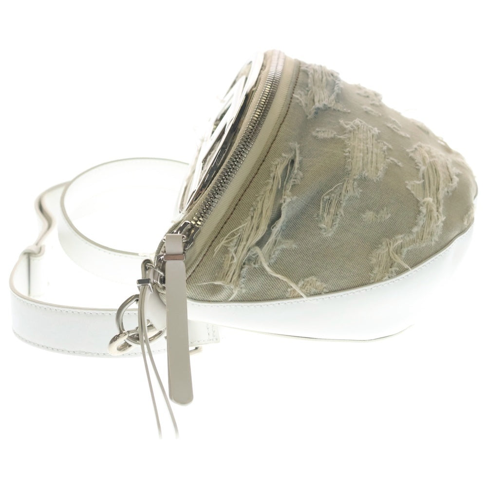 DIESEL(ディーゼル) オーバルD ショルダーバッグ ライトインディゴ デニム レディース