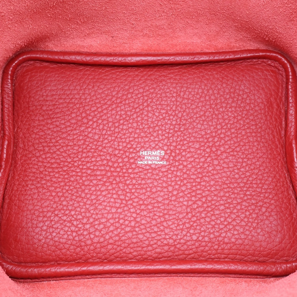 HERMES(エルメス) ピコタンロック PM ルージュ系 トリヨンクレマンス □Q刻印 ハンドバッグ レディース