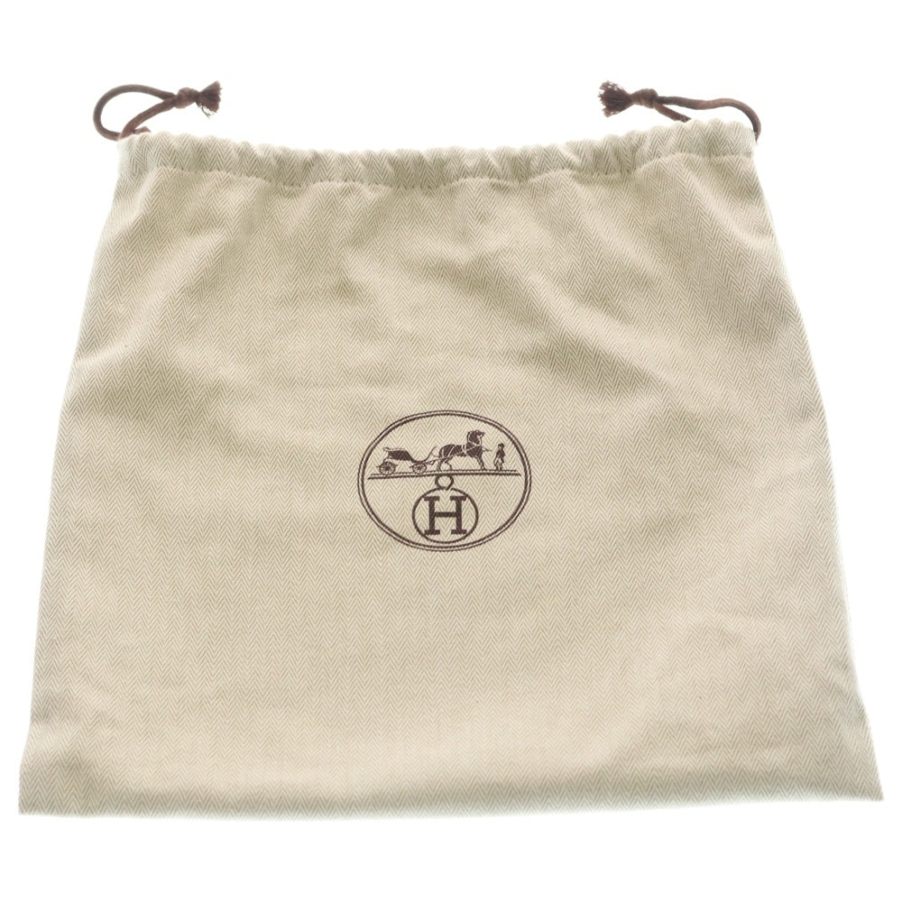 HERMES(エルメス) コンスタンスミニ Hロゴ ボックスカーフ レザー ショルダーバッグ シルバー金具 ピンク C刻印 レディース