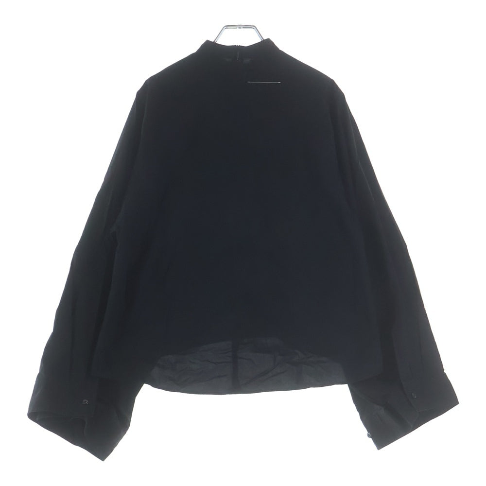 MM6 Maison Margiela(エムエムシックスメゾンマルジェラ) ワイドスリーブ コットンシャツ ブラック S52NC0139 S47294 レディース