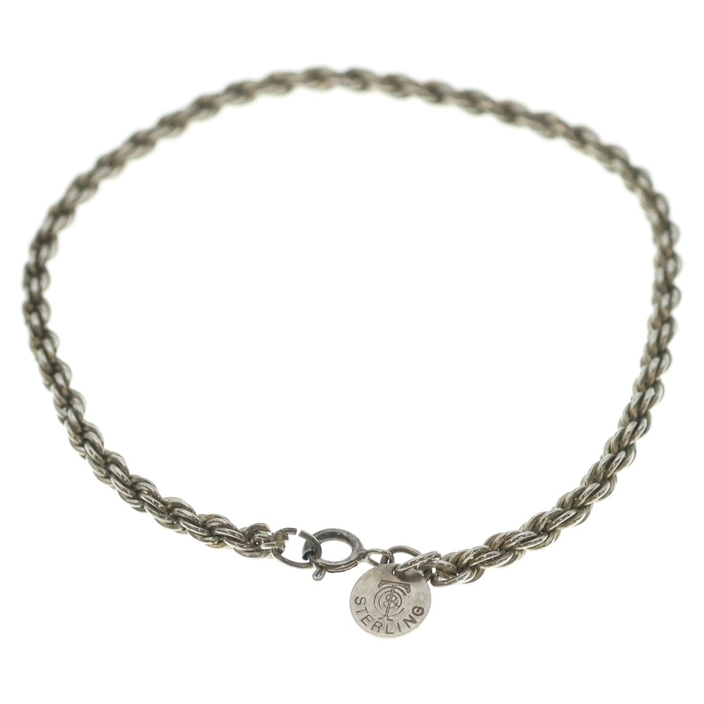 TIFFANY & Co.(ティファニー) ツイストロープチェーン ブレスレット シルバー SV925