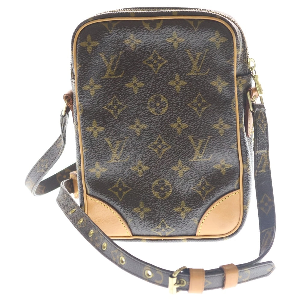 LOUIS VUITTON(ルイヴィトン) モノグラム アマゾン ショルダーバッグ ミニバッグ ブラウン レザー×PVC M45236 ゴールド金具
