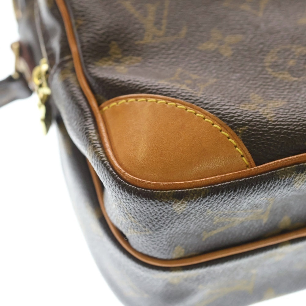 LOUIS VUITTON(ルイヴィトン) モノグラム アマゾン ショルダーバッグ ミニバッグ ブラウン レザー×PVC M45236 ゴールド金具