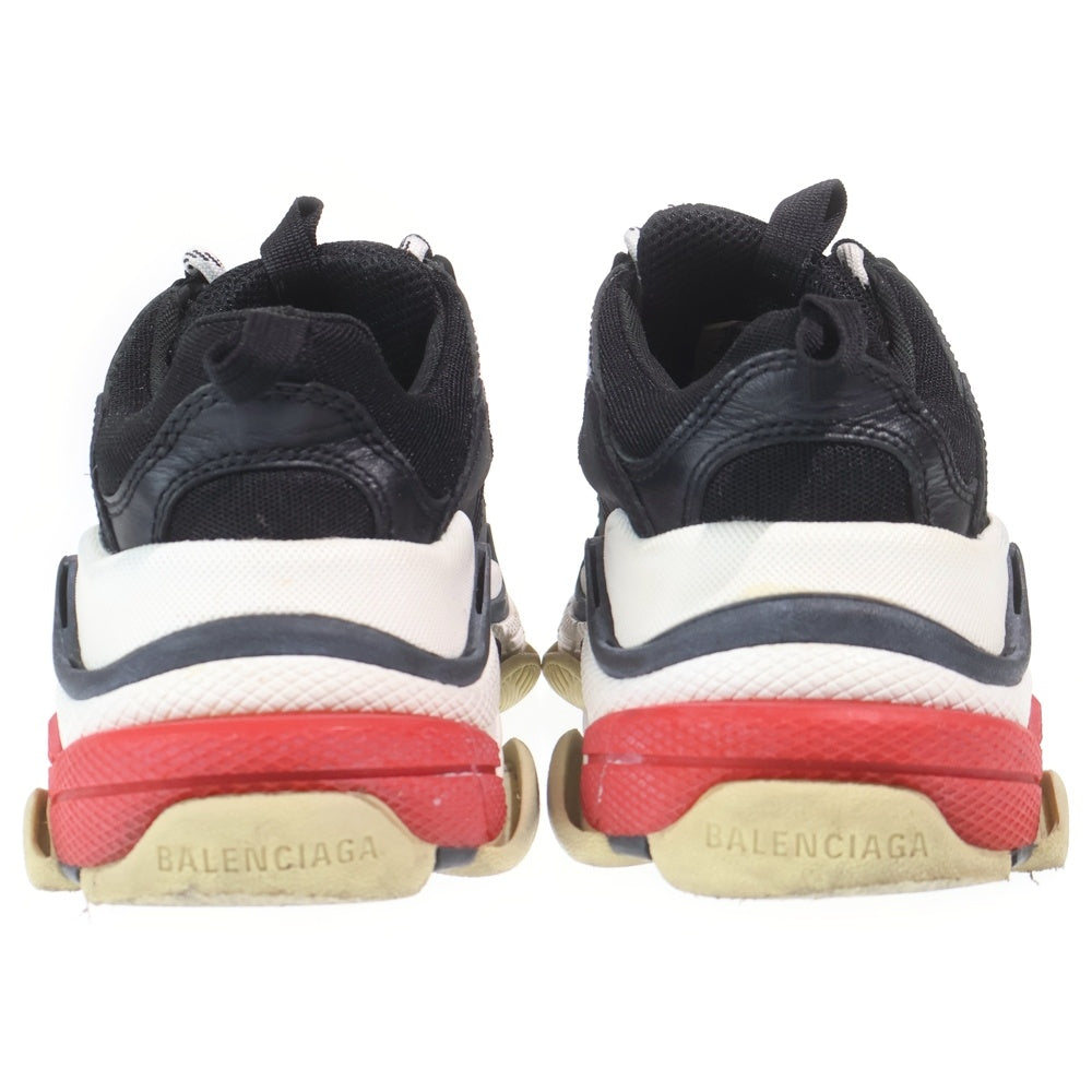 BALENCIAGA(バレンシアガ) Triple S Leather Mesh Sneakers トリプルS レザーメッシュ スニーカー ローカットスニーカー ブラック 36 524037 レディース