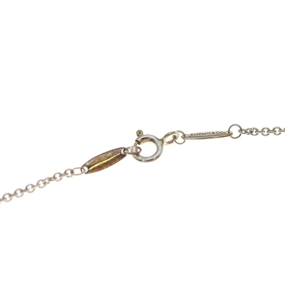 TIFFANY & Co.(ティファニー) メッシュ フリンジ パールネックレス ペンダント チェーン シルバー Ag925 4.0g レディース