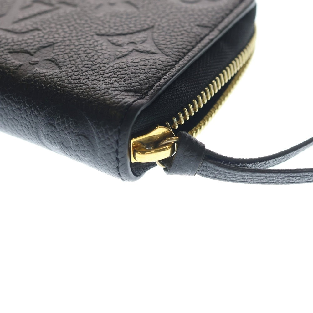 LOUIS VUITTON(ルイヴィトン) モノグラムアンプラント ポルトフォイユクレマンス ブラック レザー 長財布 M60171 レディース