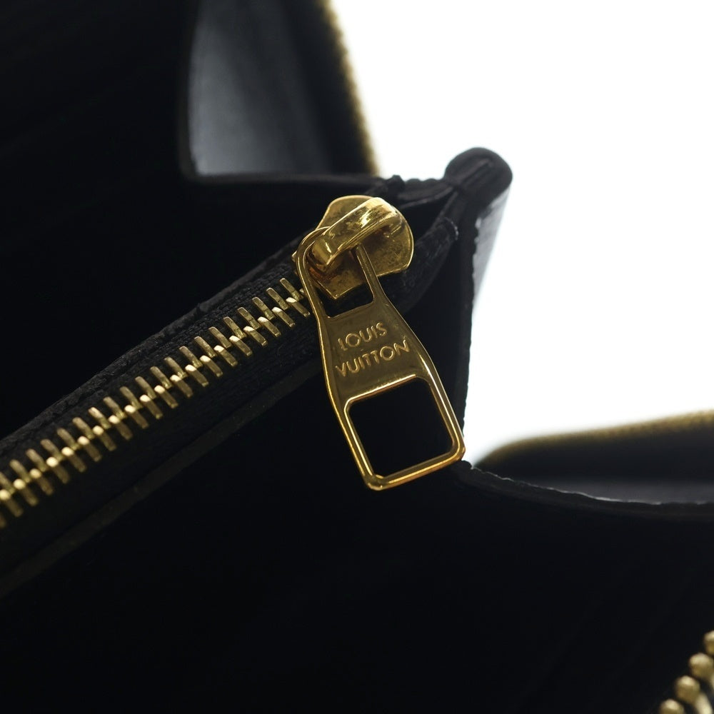 LOUIS VUITTON(ルイヴィトン) モノグラムアンプラント ポルトフォイユクレマンス ブラック レザー 長財布 M60171 レディース