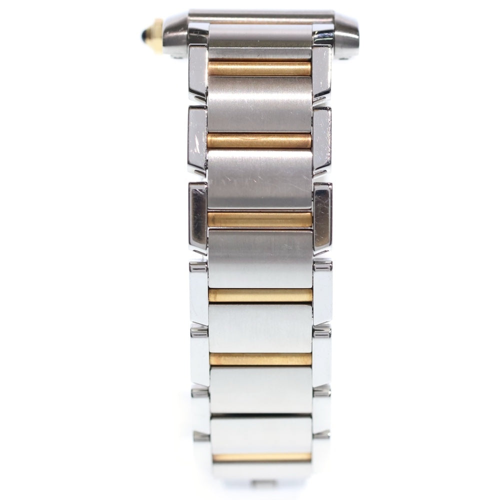 Cartier(カルティエ) W51012Q4 タンクフランセーズMM アイボリー文字盤 SS×YG/QZ ステンレス イエローゴールド クォーツ 腕時計 レディース