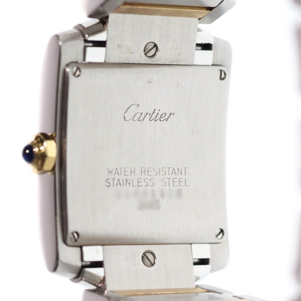 Cartier(カルティエ) W51012Q4 タンクフランセーズMM アイボリー文字盤 SS×YG/QZ ステンレス イエローゴールド クォーツ 腕時計 レディース