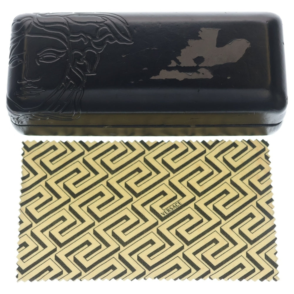 VERSACE(ヴェルサーチ) N25 メデューサ リムレス カラーレンズ サングラス メガネ 眼鏡 アイウェア シルバー 89M/538 レディース