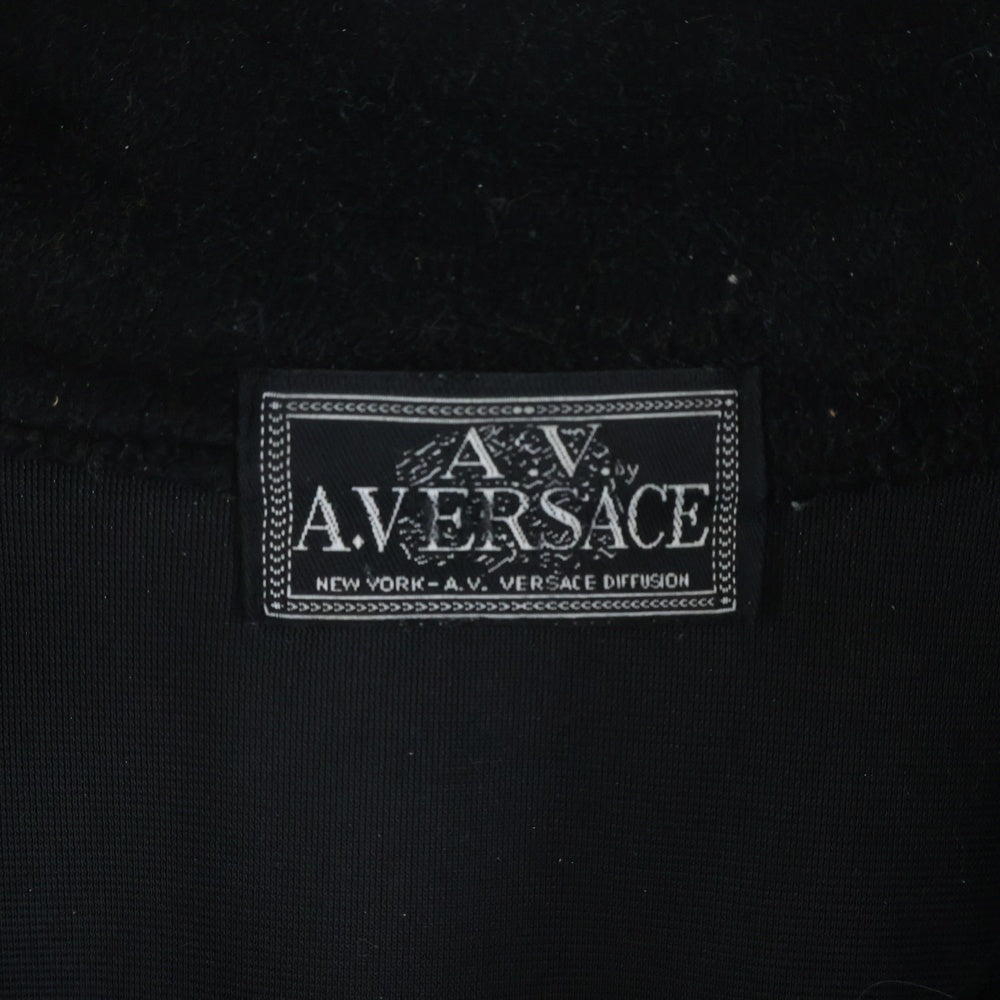 VERSACE(ヴェルサーチ) A.VERSACE アルフレッドヴェルサーチ ベルベット トラックジャケット ブラック