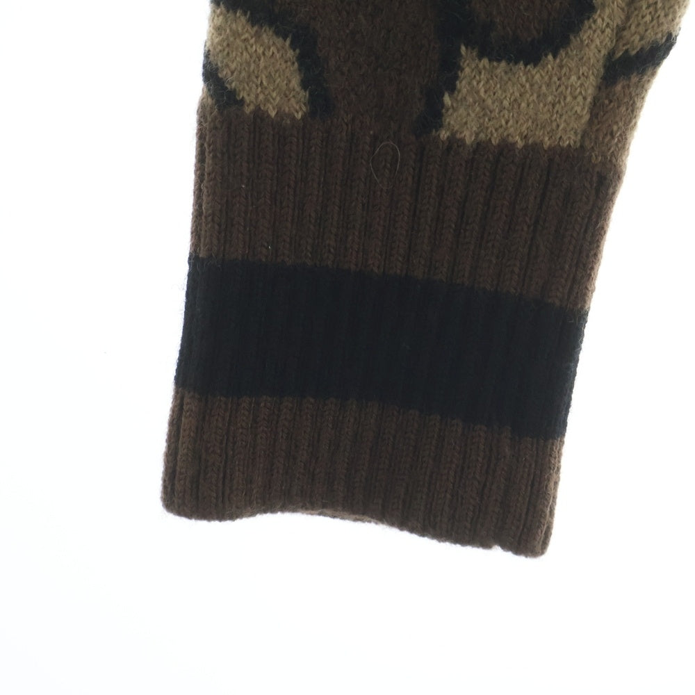 BURBERRY(バーバリー) TBモノグラム Vネックニット ブラウン 8019183 レディース