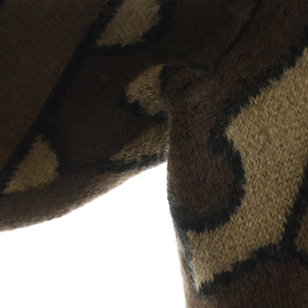 BURBERRY(バーバリー) TBモノグラム Vネックニット ブラウン 8019183 レディース