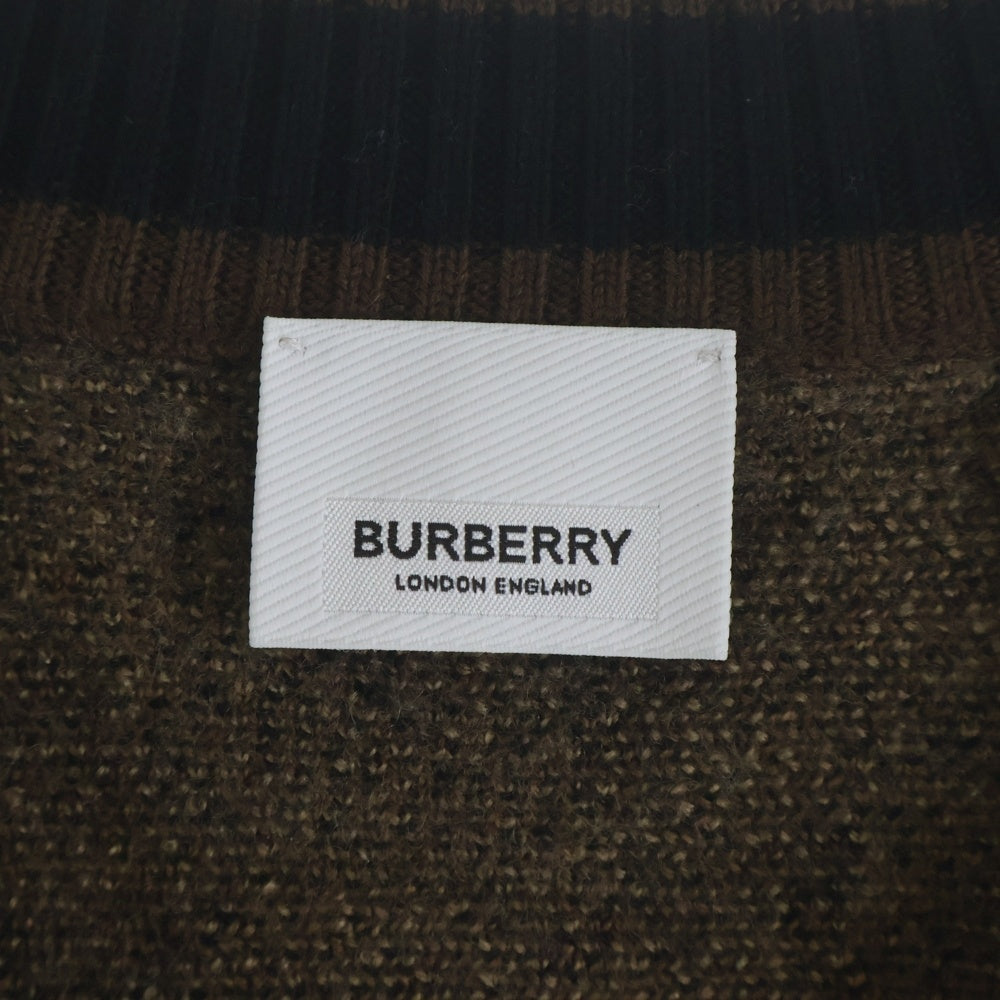 BURBERRY(バーバリー) TBモノグラム Vネックニット ブラウン 8019183 レディース