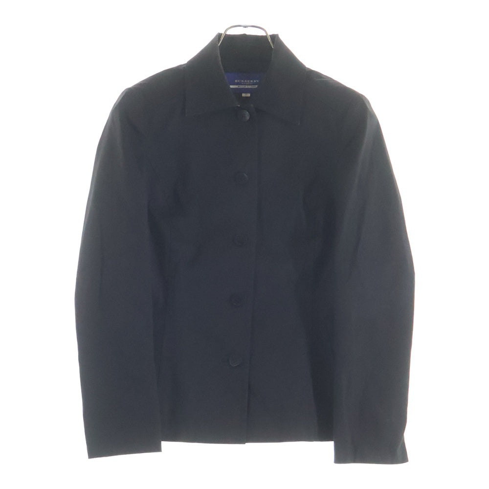 BURBERRY BLUE LABEL(バーバリーブルーレーベル) ショートジャケット 裏地ノバチェック ブラック レディース