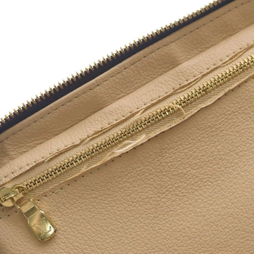 LOUIS VUITTON(ルイヴィトン) モノグラム ニースBB バニティ ハンドバッグ ポーチ ケース ブラウン レザー×PVC M42265 ゴールド金具 レディース