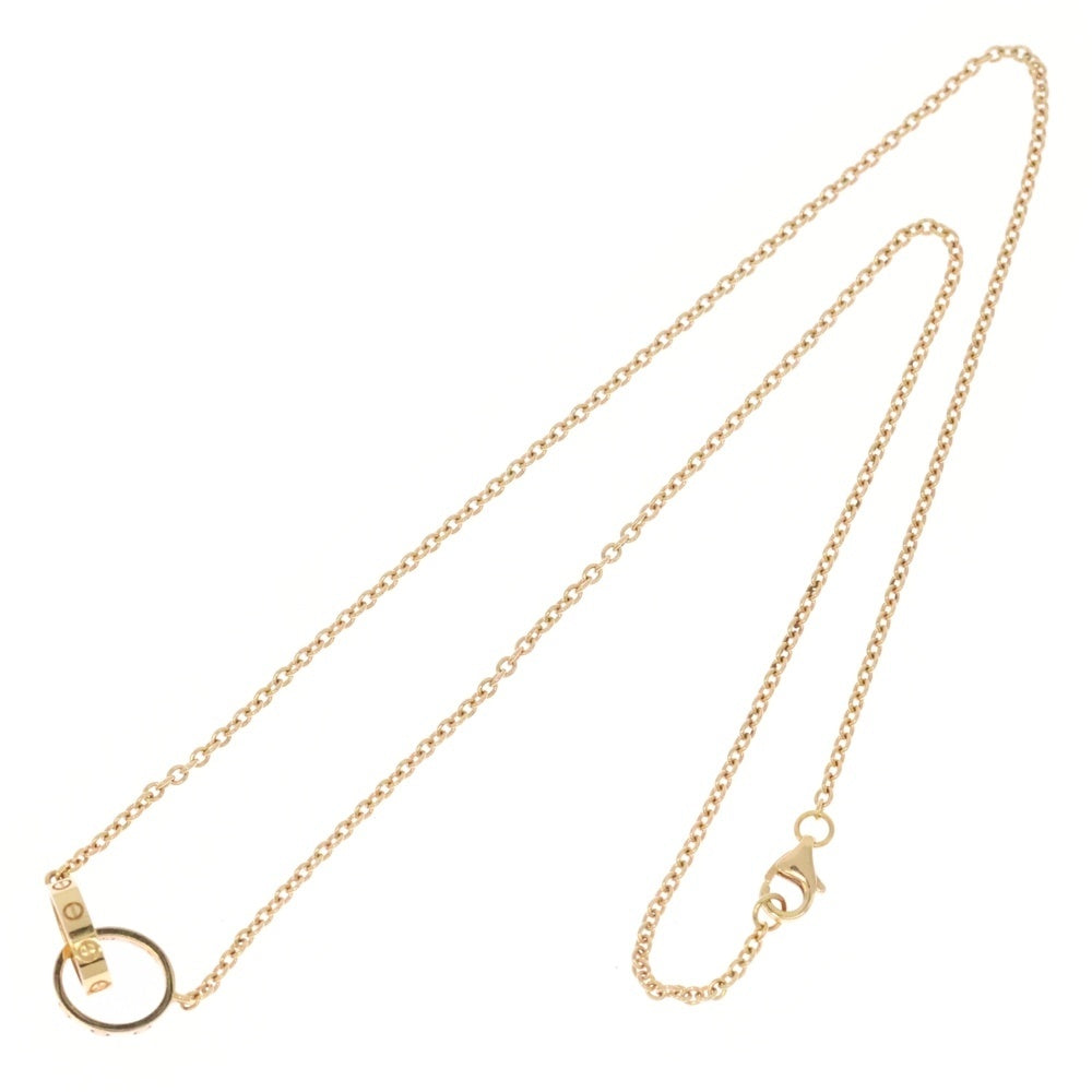 Cartier(カルティエ) ベビーラブ ネックレス ペンダント チェーン ピンクゴールド 750PG 6.5g レディース