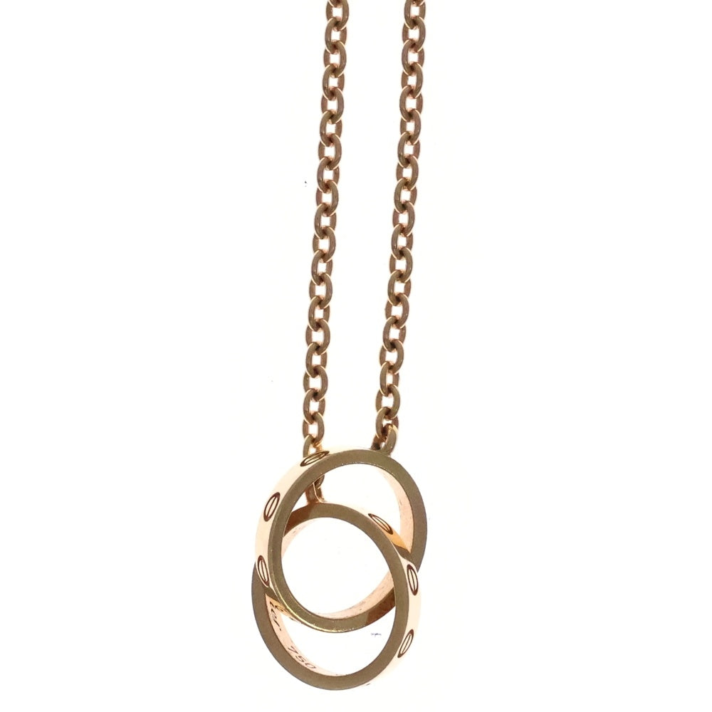 Cartier(カルティエ) ベビーラブ ネックレス ペンダント チェーン ピンクゴールド 750PG