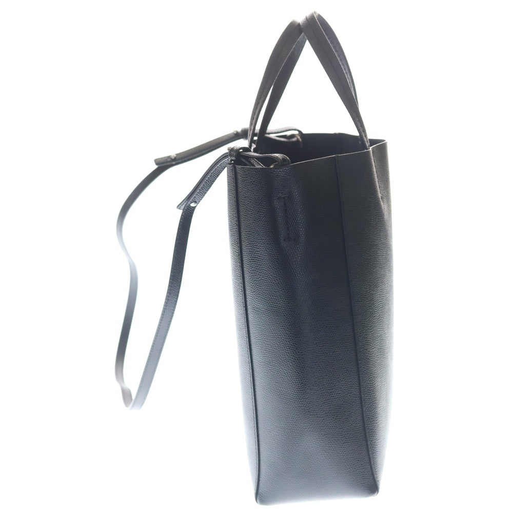 CELINE(セリーヌ) バーティカルカバ 2WAYバッグ ハンドバッグ トートバッグ ハンドバッグ ブラック レザー シルバー金具 レディース