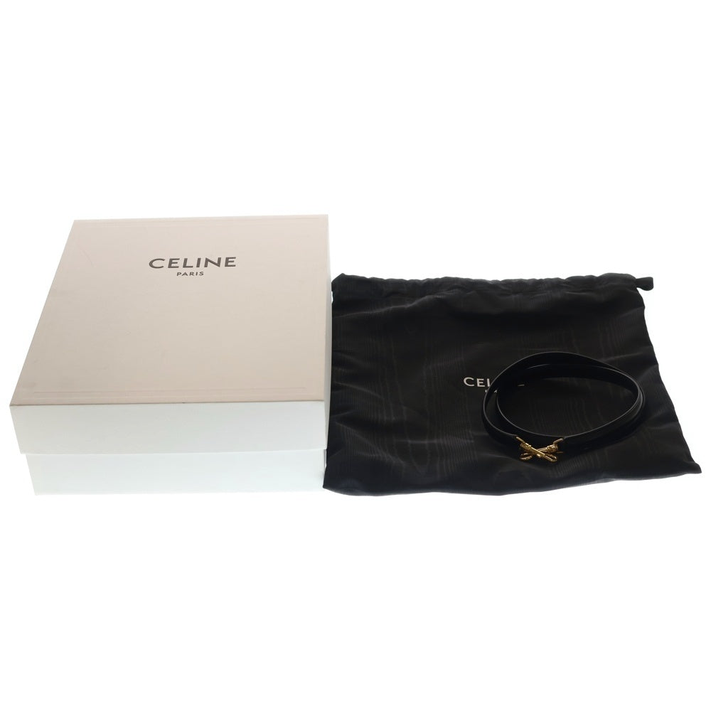 CELINE(セリーヌ) セーズ　スモール　黒　レザー 箱　スト　クロ　カデナ　鍵 レディース