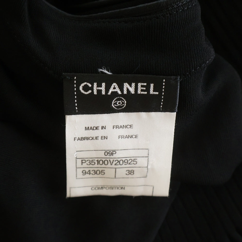 CHANEL(シャネル) 09P ノースリーブワンピース ブラック レディース P35100V20925