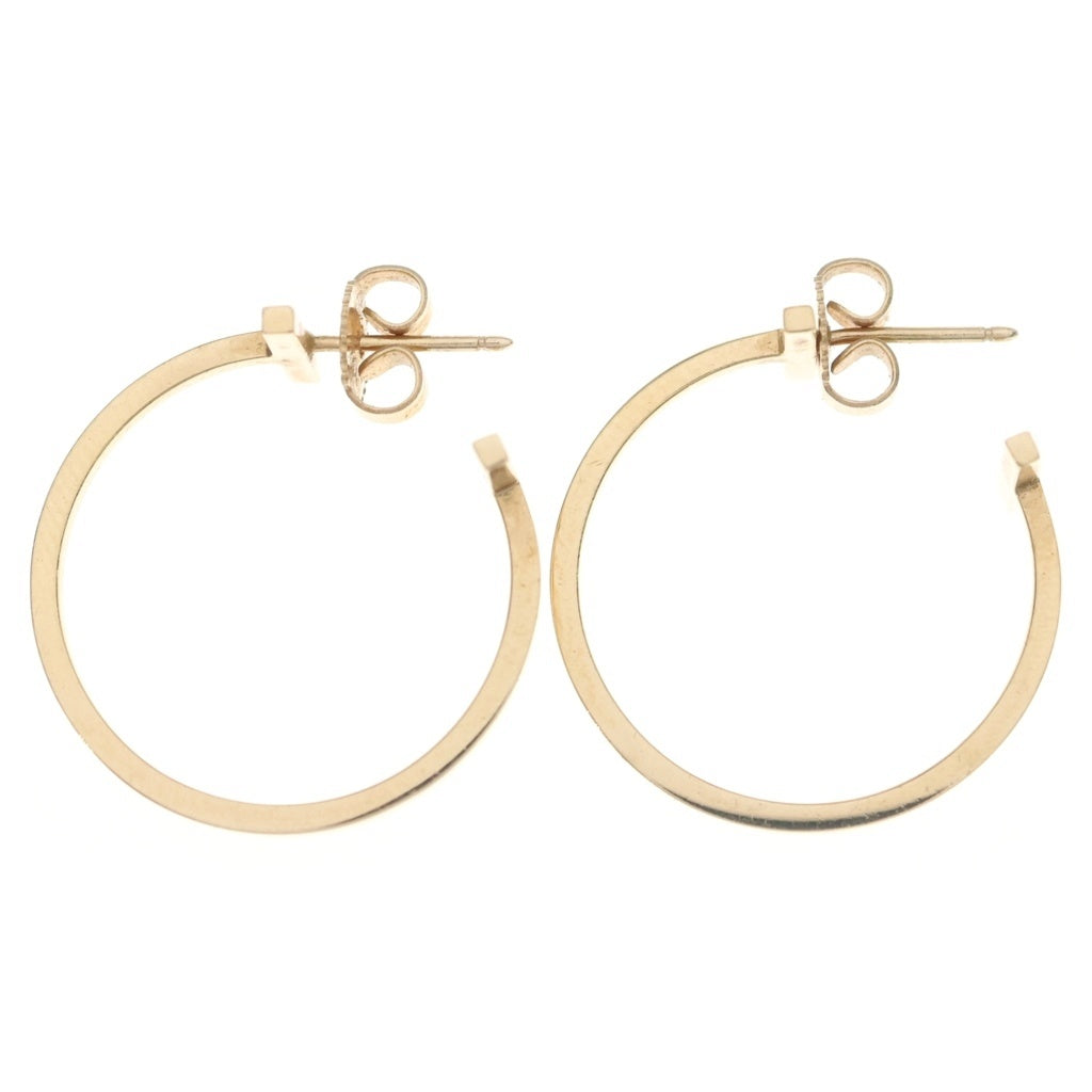 TIFFANY & Co.(ティファニー) Tワイヤー フープピアス ピンクゴールド K18PG レディース
