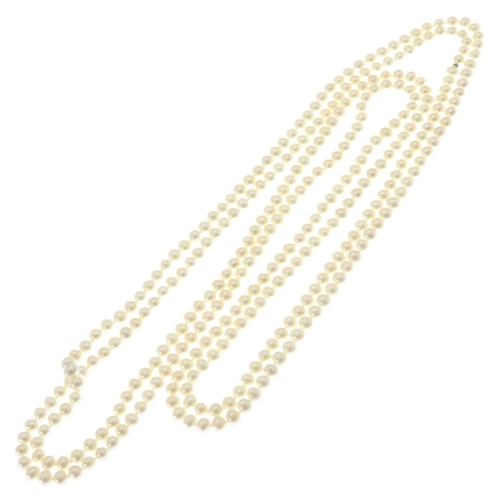 TIFFANY & Co.(ティファニー) ロング パールネックレス 925 6.8mm～7.9mm アクセサリー レディース