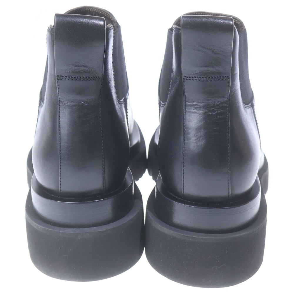 BOTTEGA VENETA(ボッテガヴェネタ) ラグ チェルシーアンクルブーツ ブラック レザー #38 レディース