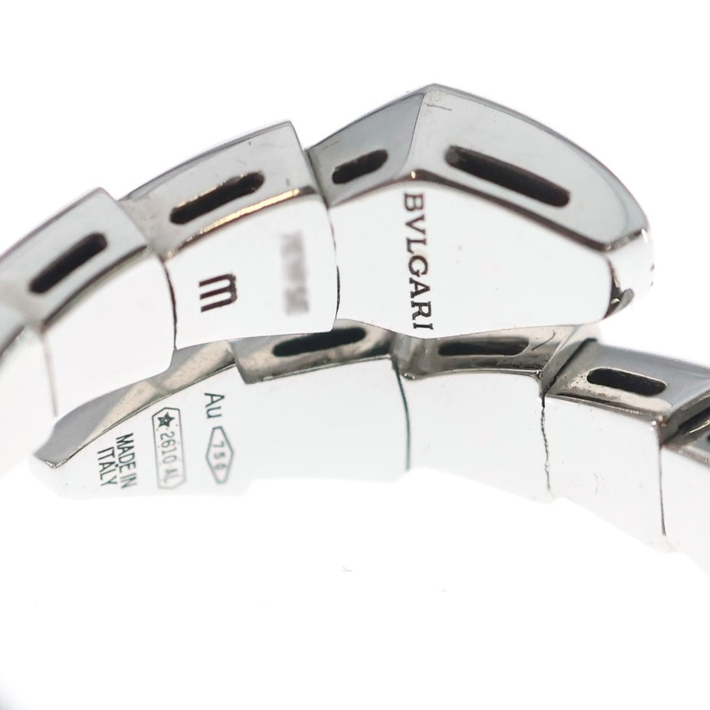 BVLGARI(ブルガリ) セルペンティ ヴァイパー フルダイヤ リング ホワイトゴールド K18WG #10 ジュエリー レディース