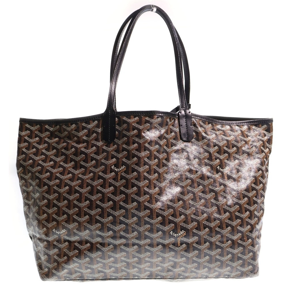 GOYARD(ゴヤール) サンルイPM トートバッグ ハンドバッグ ブラック PVC×レザー レディース