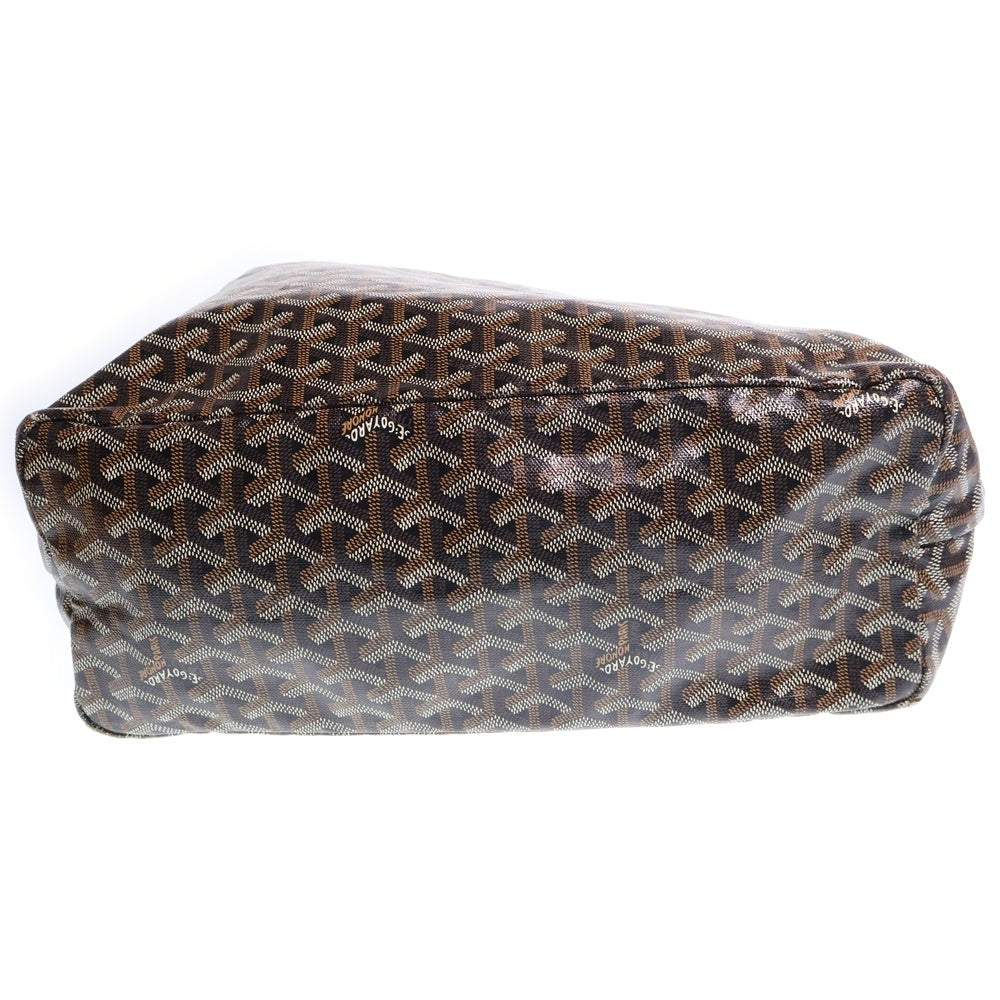 GOYARD(ゴヤール) サンルイPM トートバッグ ハンドバッグ ブラック PVC×レザー レディース