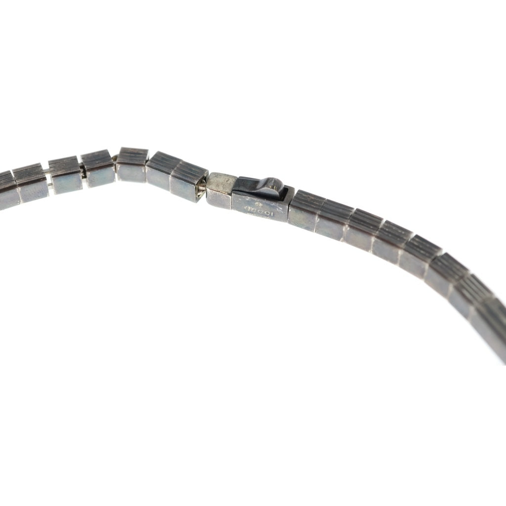 GUCCI(グッチ) ブロックチェーン ネックレス シルバー Ag925 アクセサリー
