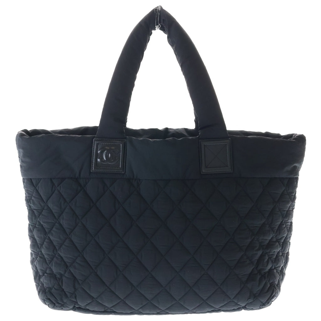 CHANEL(シャネル) ココクーントートバッグ ハンドバッグ ブラック ナイロン 13608307 レディース