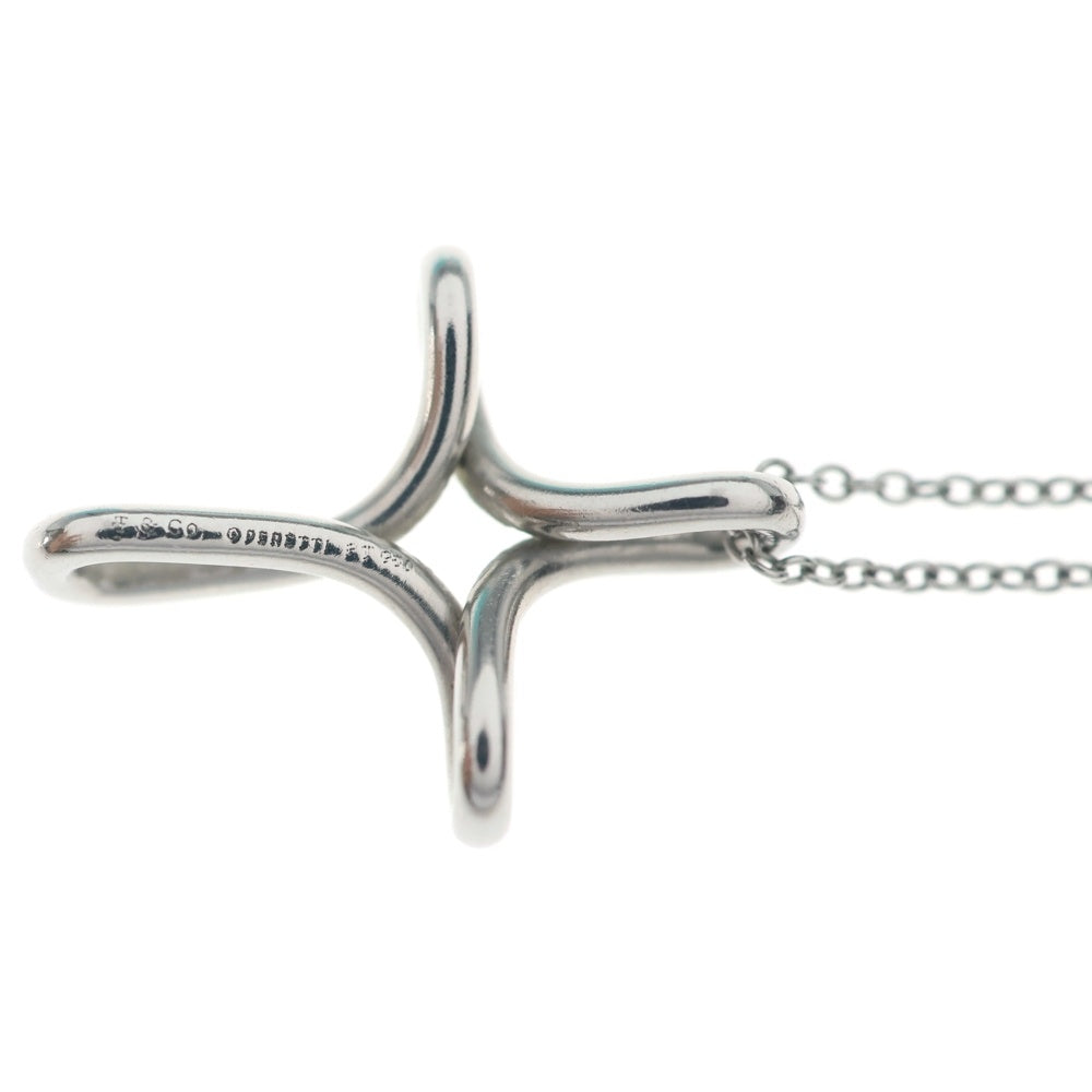 TIFFANY & Co.(ティファニー) インフィニティ クロス ネックレス ペンダント チェーン プラチナ PT950