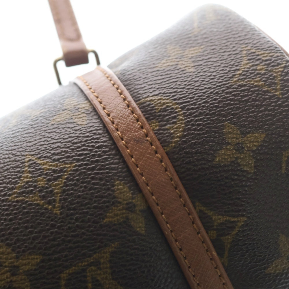 LOUIS VUITTON(ルイヴィトン) モノグラム パピヨン30 旧型 ハンドバッグ ミニボストンバッグ ブラウン レザー×PVC M51365 ゴールド金具 レディース