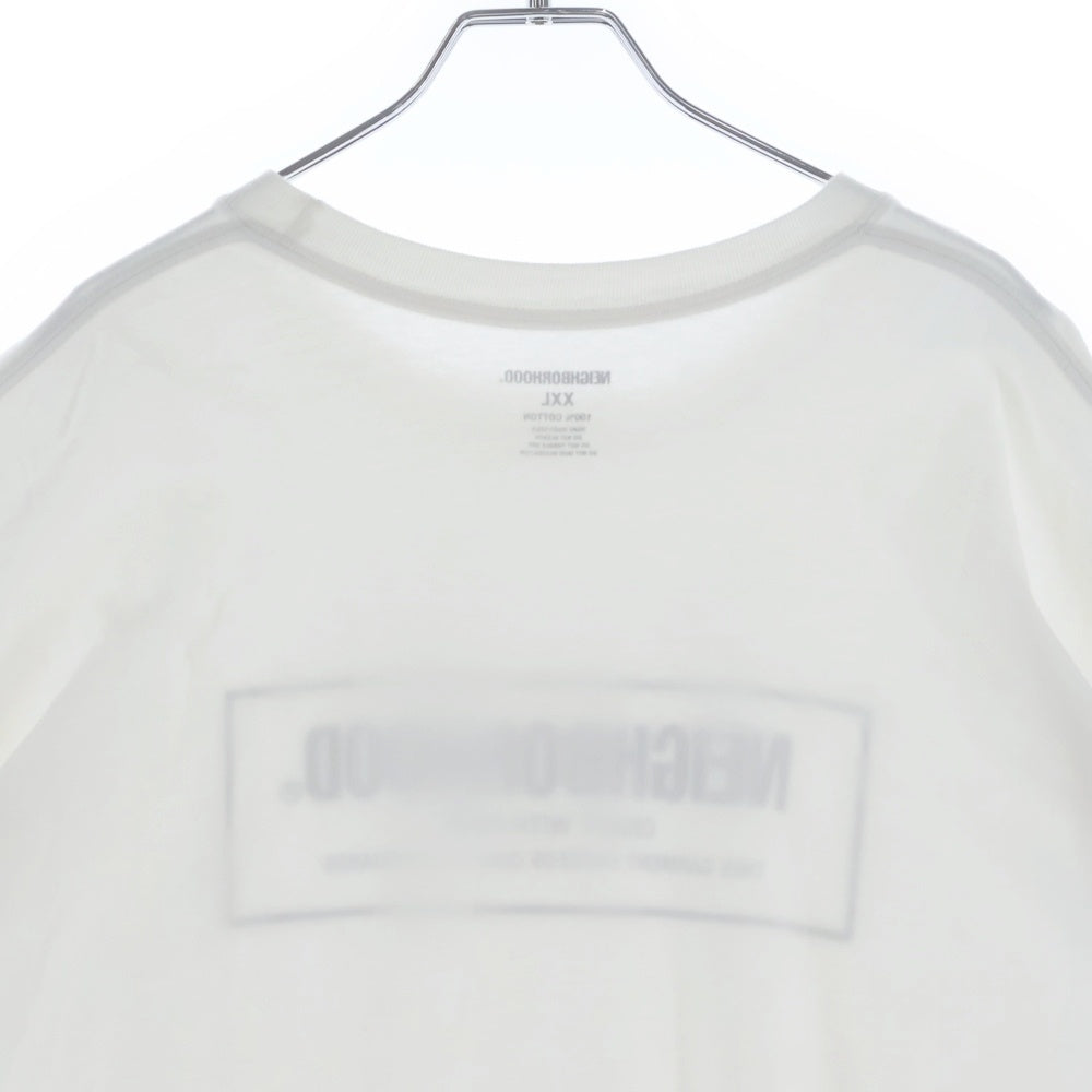 NEIGHBORHOOD(ネイバーフッド) 24AW NH.TEE SS-1 フロントロゴ Tシャツ 半袖カットソー ホワイト 242PCNH-ST01