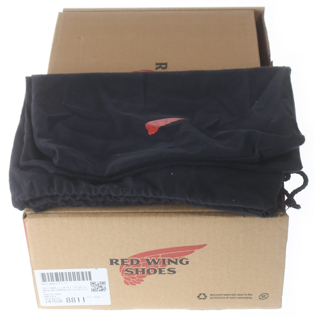 RED WING(レッド ウイング) BECKMAN ベックマン ラウンドトゥ ブーツ ブラック 9