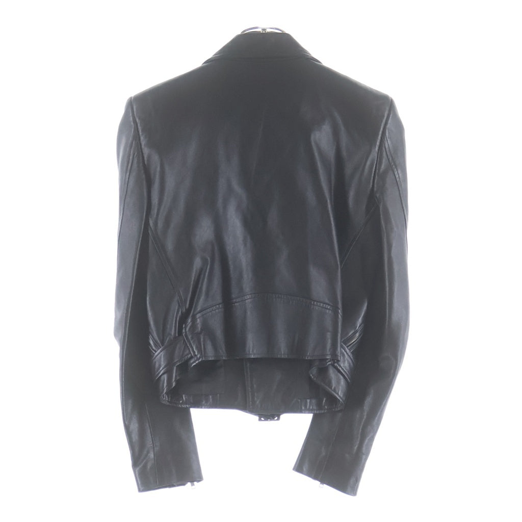 JOHN LAWRENCE SULLIVAN(ジョンローレンスサリバン) TAILORED LAMBSKIN RIDERS JACKET テーパード ラムスキン ダブルライダース ジャケット ブラック JLAW03 レディース