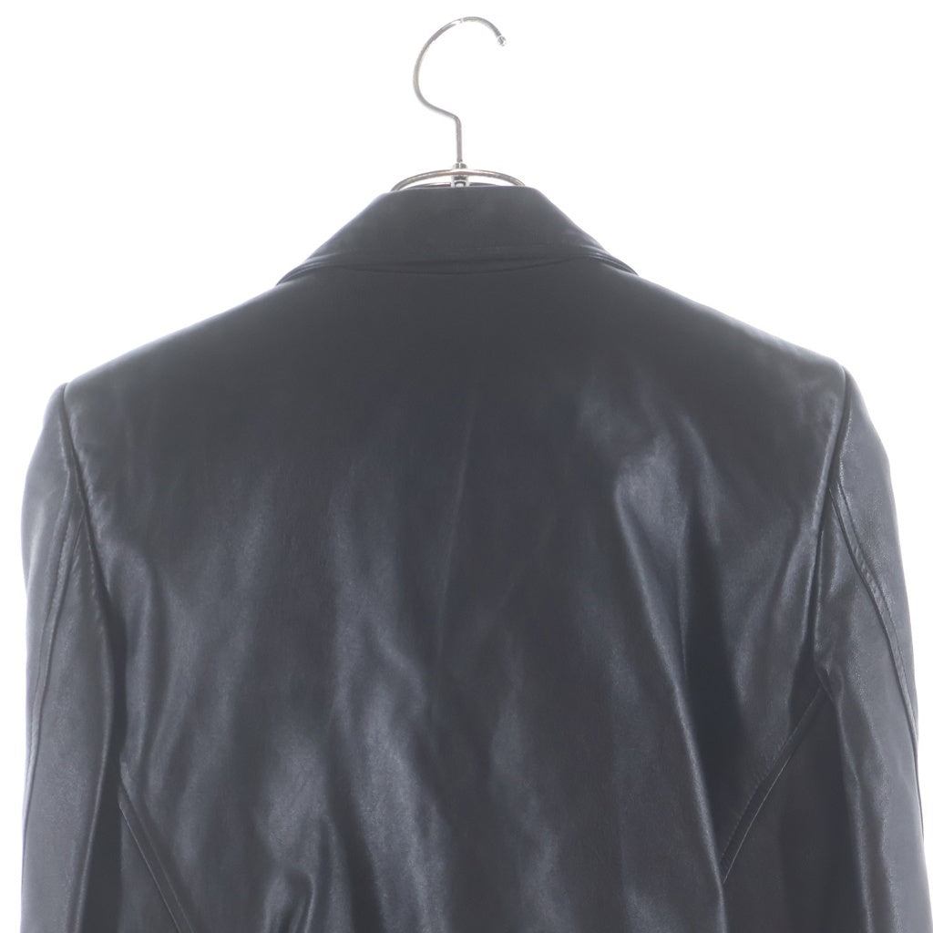 JOHN LAWRENCE SULLIVAN(ジョンローレンスサリバン) TAILORED LAMBSKIN RIDERS JACKET テーパード ラムスキン ダブルライダース ジャケット ブラック JLAW03 レディース